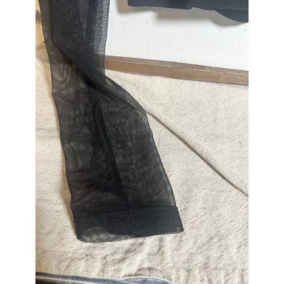 Hot Topic Social Collision Baby Tee Mesh S M Grunge Preppy Goth Argyle. Aa - Picture 3 of 5